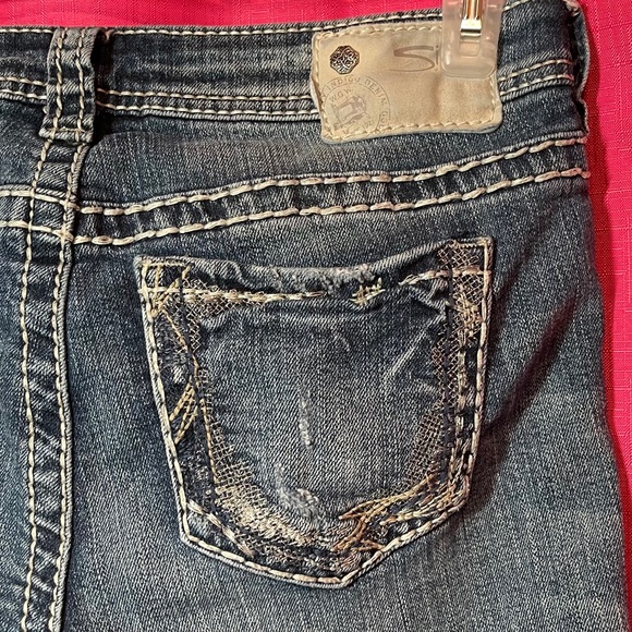 SILVER JEANS CO. SUKI LOW RISE BOOTCUT SIZE 25 - Picture 2 of 15